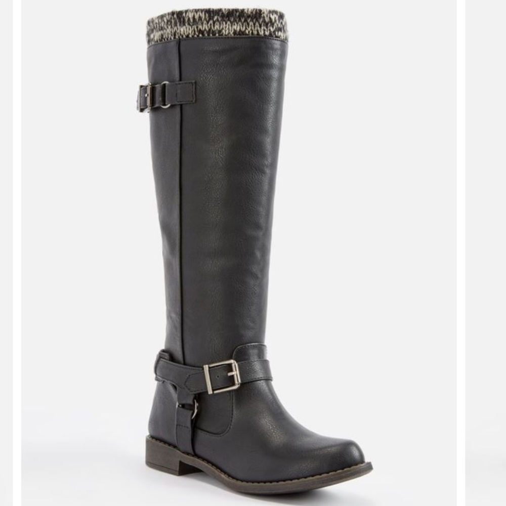Just Fab Talisa sweater cuff boot - Picture 1 of 1